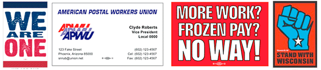 Union printed items