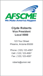 AFSCME BIZ CARD