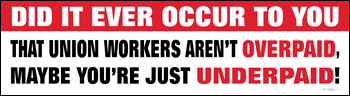 Union Yes Sticker