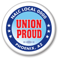 Union Proud Button