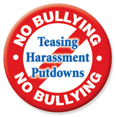 NO BULLYING BUTTON
