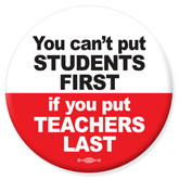 Support our Teachers bumper sticker