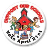 SUPPORT OUR SCHOOLS BUTTON