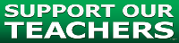 Support our Teachers bumper sticker